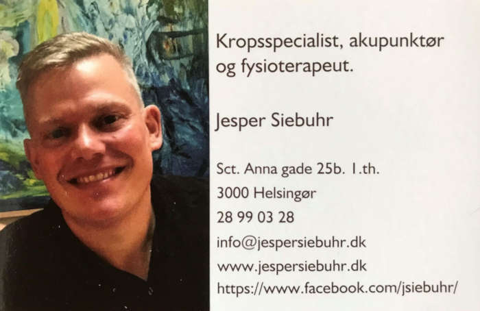 Kropsspecialist, akupunktør og fysioterapeut jesper siebuhr