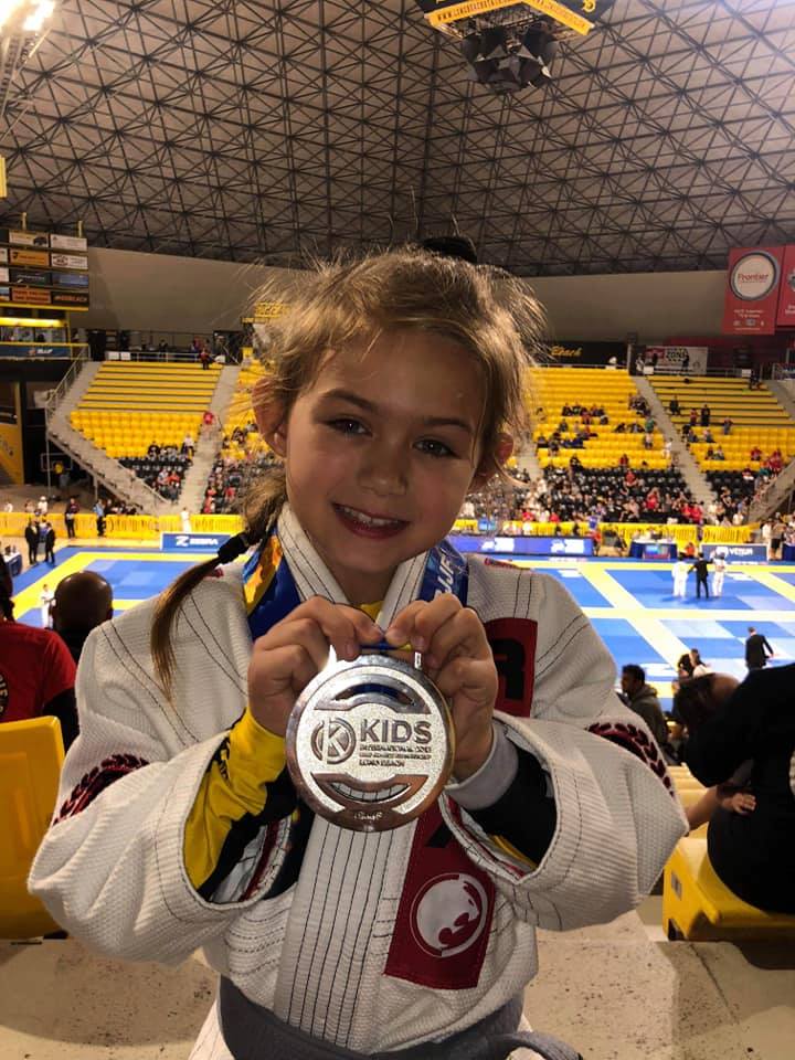 Evolet Elise Boris vinder sølvmedalje i Brasiliansk Jiu-Jitsu 2018